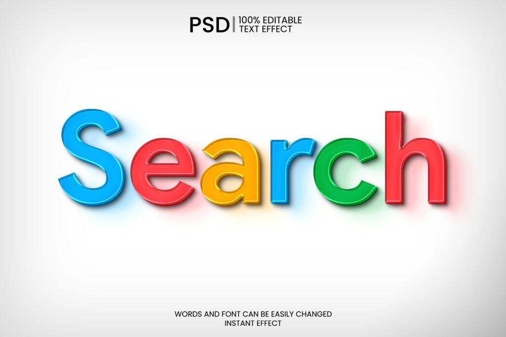 Colorful 3D Style Text Effect
