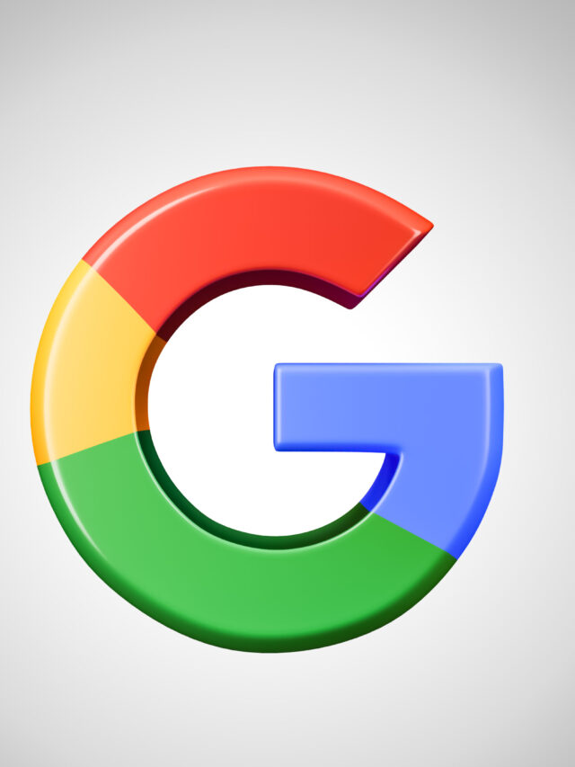 Google icon isolated 3d render illustration